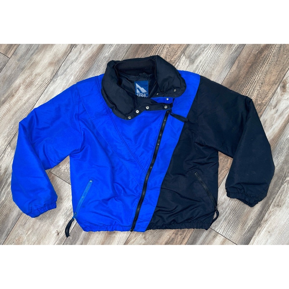 Vintage Serac Women's Zip Winter Snow Retro 80s Tactel Coat Ski Jacket ‎ Sz 14
